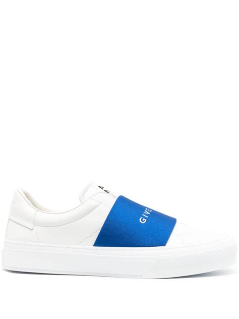 givenchy sneakers in leather with latex band|Givenchy city sport leather sneakers.